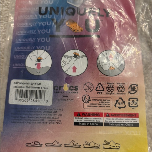 CROCS Kids Colorful Charms - Picture 3 of 3